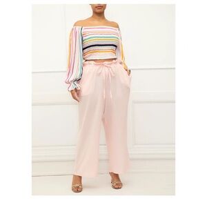 💗The Paperbag Waist Wide Leg Pants from ELOQUII Elements, NWT size 16